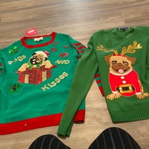 Pug Christmas Sweaters